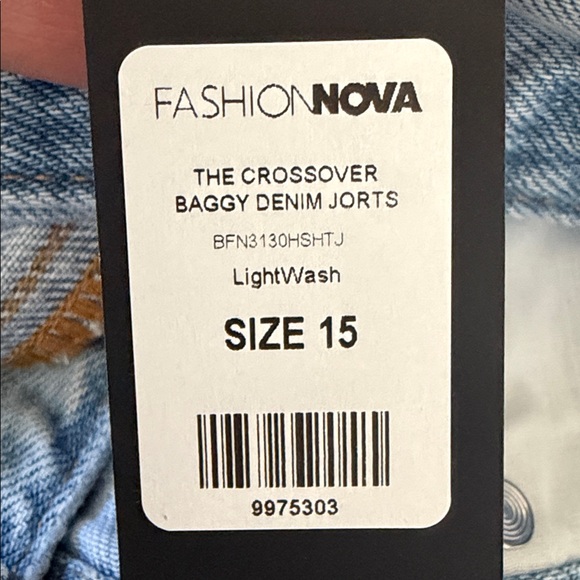 Light Blue Denim Jorts - Picture 4 of 5